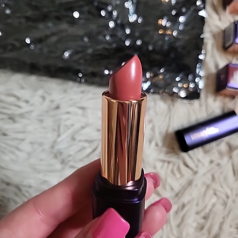 Lippy Bundle Lippies imayla The One Hydrating Cream Lipstick & Sequin Bag Lot ✨️